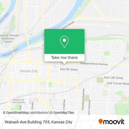 Wabash Ave Building 705 map