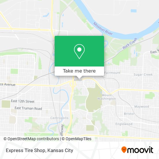 Express Tire Shop map