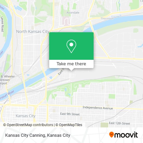 Kansas City Canning map