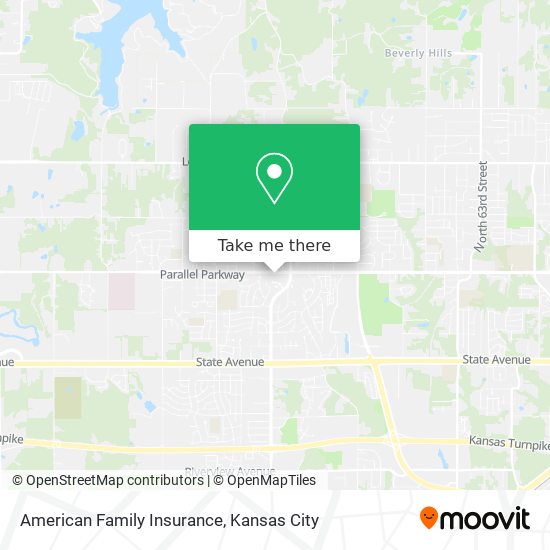 Mapa de American Family Insurance