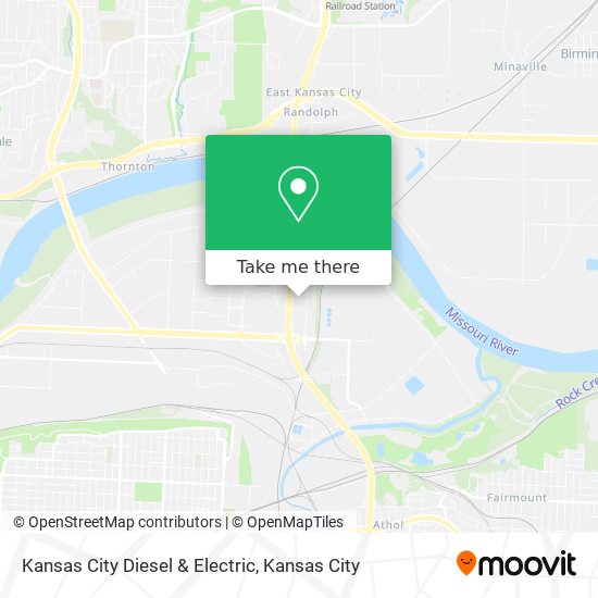 Kansas City Diesel & Electric map