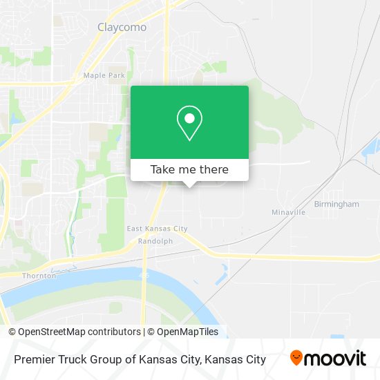 Premier Truck Group of Kansas City map