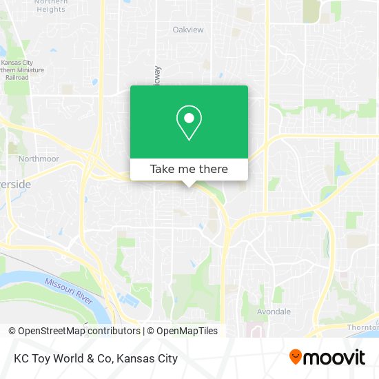 KC Toy World & Co map