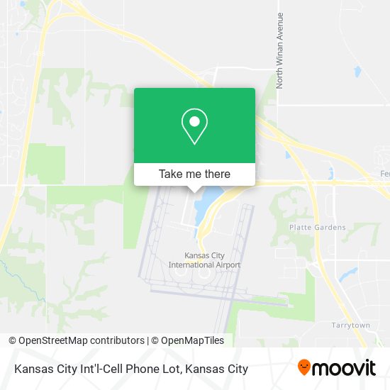 Mapa de Kansas City Int'l-Cell Phone Lot