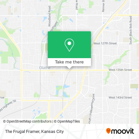 The Frugal Framer map