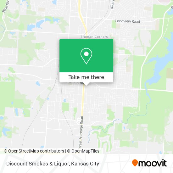 Mapa de Discount Smokes & Liquor