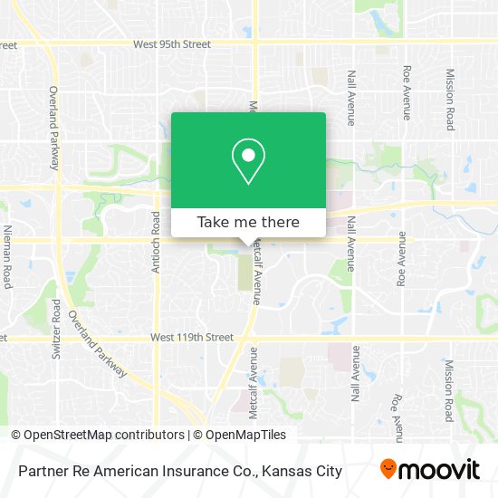 Mapa de Partner Re American Insurance Co.