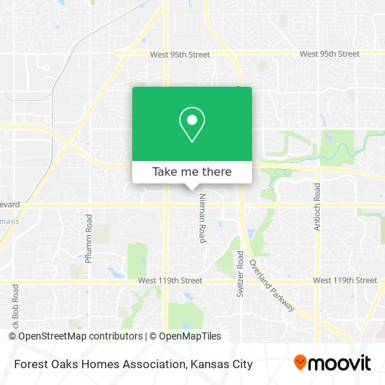 Forest Oaks Homes Association map