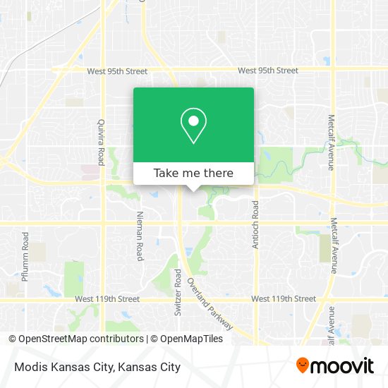 Mapa de Modis Kansas City