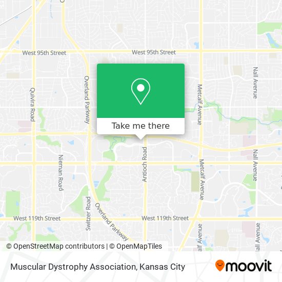 Mapa de Muscular Dystrophy Association