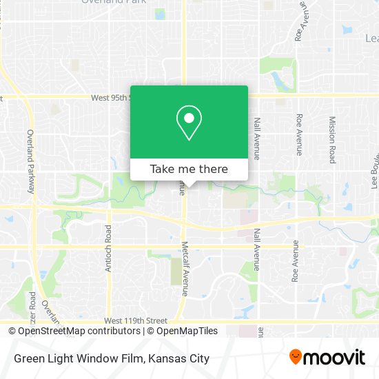 Mapa de Green Light Window Film