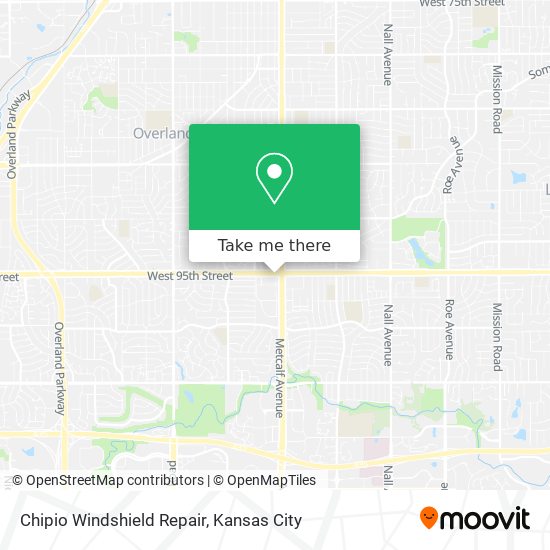 Chipio Windshield Repair map