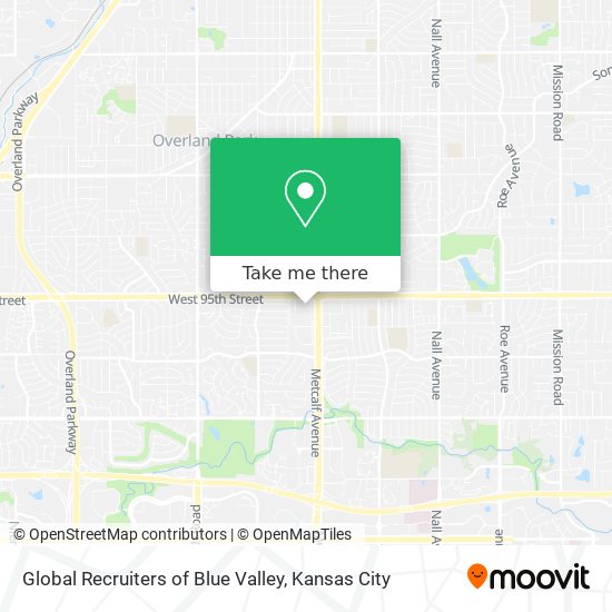 Global Recruiters of Blue Valley map