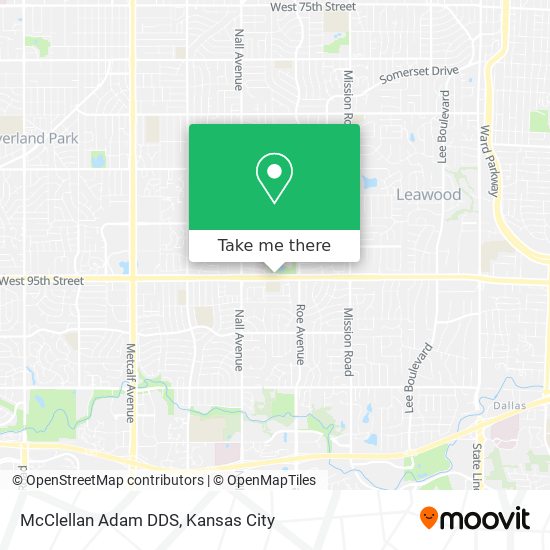 McClellan Adam DDS map