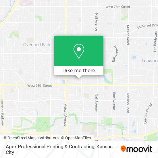 Mapa de Apex Professional Printing & Contracting