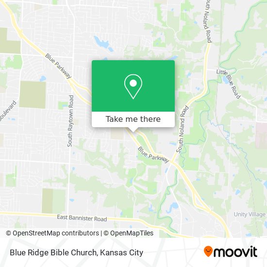 Mapa de Blue Ridge Bible Church