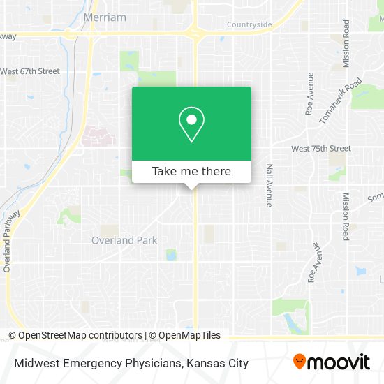 Midwest Emergency Physicians map