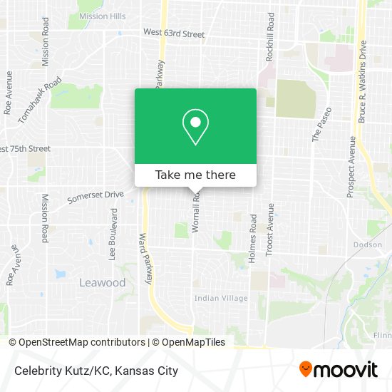 Celebrity Kutz/KC map