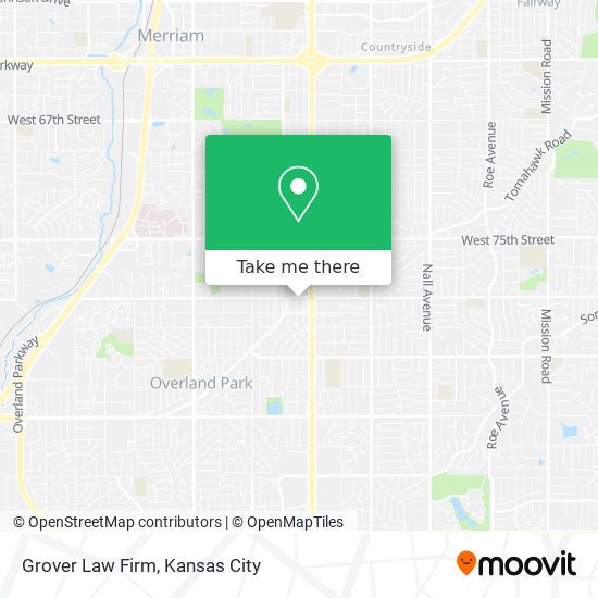 Grover Law Firm map