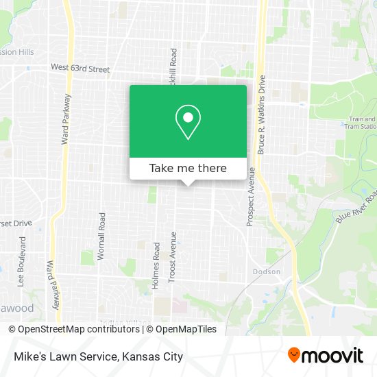 Mike's Lawn Service map