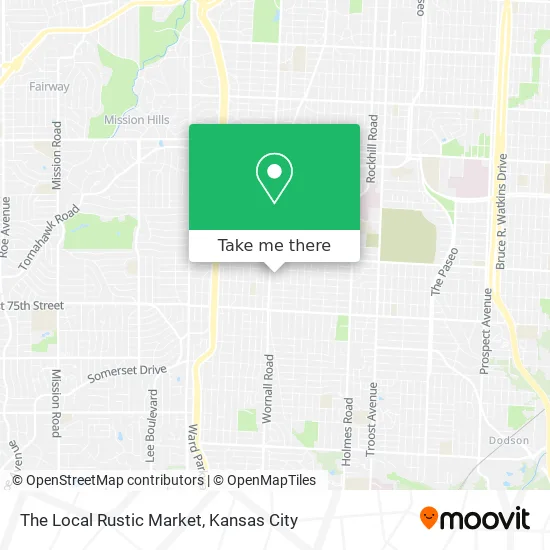 The Local Rustic Market map