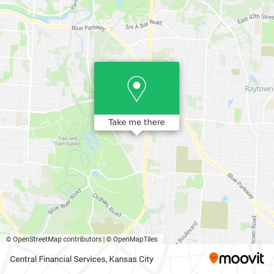 Central Financial Services map