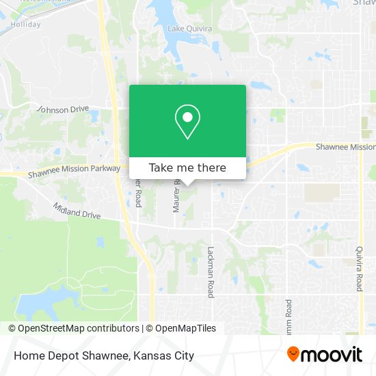 Mapa de Home Depot Shawnee