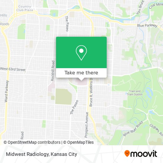 Midwest Radiology map
