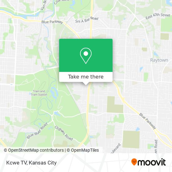 Kcwe TV map