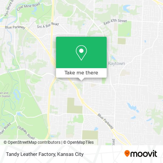 Tandy Leather Factory map