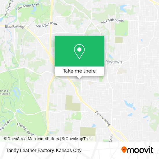 Mapa de Tandy Leather Factory