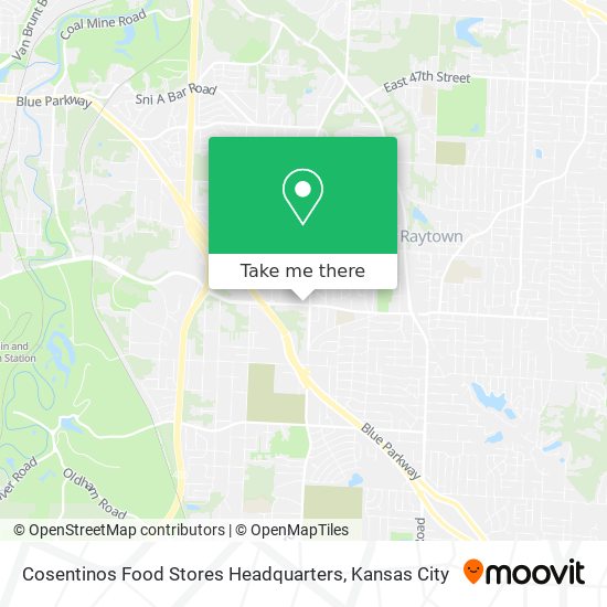 Cosentinos Food Stores Headquarters map