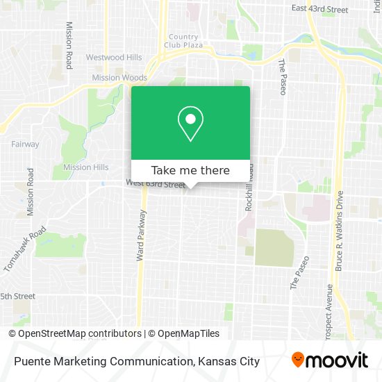 Puente Marketing Communication map