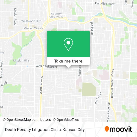 Death Penalty Litigation Clinic map