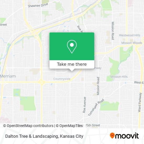 Dalton Tree & Landscaping map