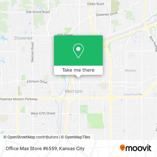 Mapa de Office Max Store #6559