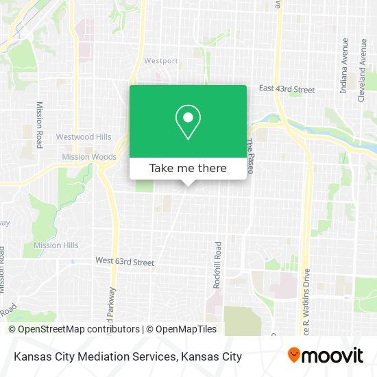 Mapa de Kansas City Mediation Services