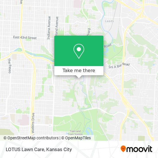 LOTUS Lawn Care map