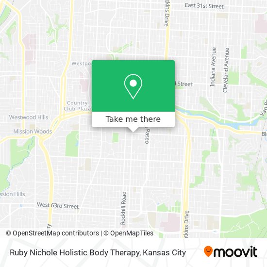 Mapa de Ruby Nichole Holistic Body Therapy