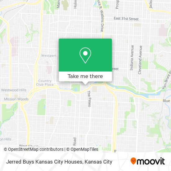 Mapa de Jerred Buys Kansas City Houses