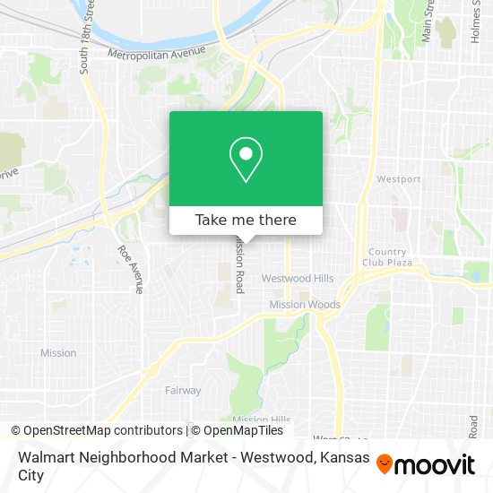 Walmart Neighborhood Market - Westwood map