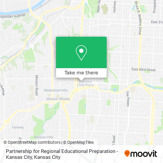Partnership for Regional Educational Preparation - Kansas City map
