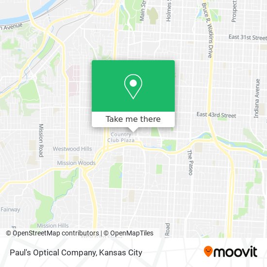 Mapa de Paul's Optical Company