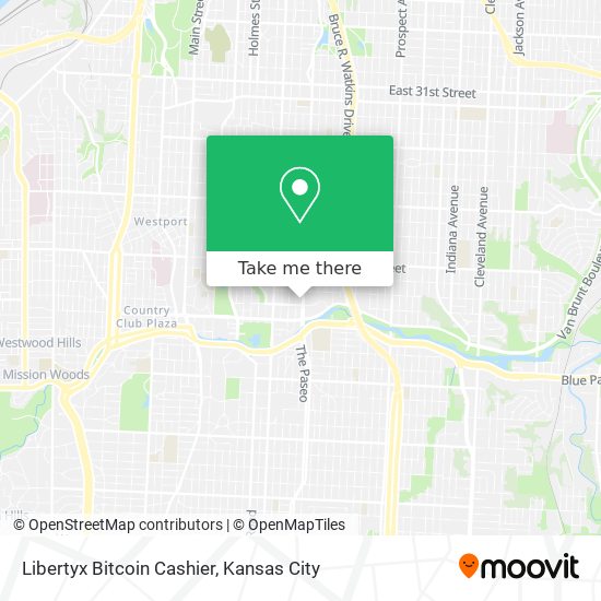 Libertyx Bitcoin Cashier map
