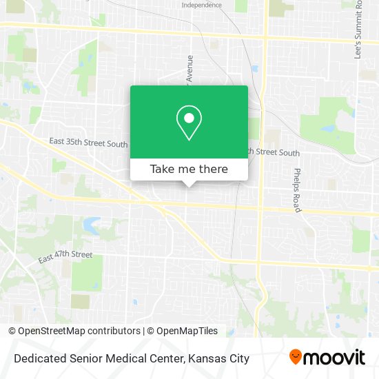 Dedicated Senior Medical Center map
