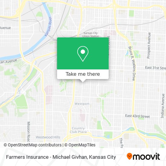 Mapa de Farmers Insurance - Michael Givhan