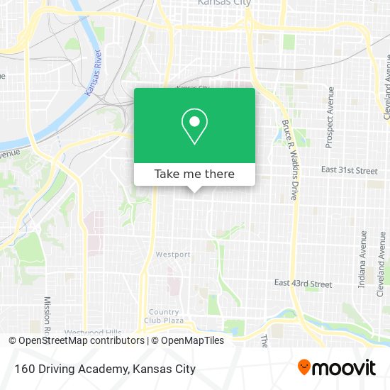 160 Driving Academy map