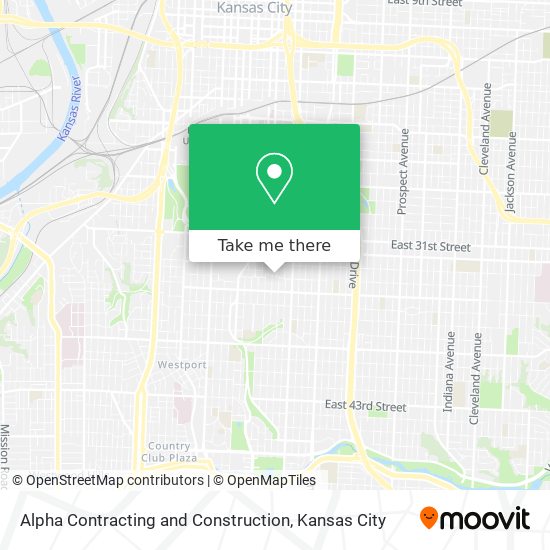 Mapa de Alpha Contracting and Construction