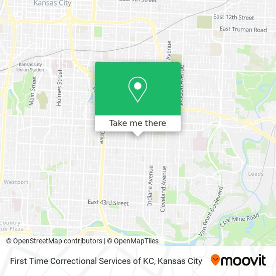 Mapa de First Time Correctional Services of KC