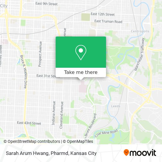 Sarah Arum Hwang, Pharmd map